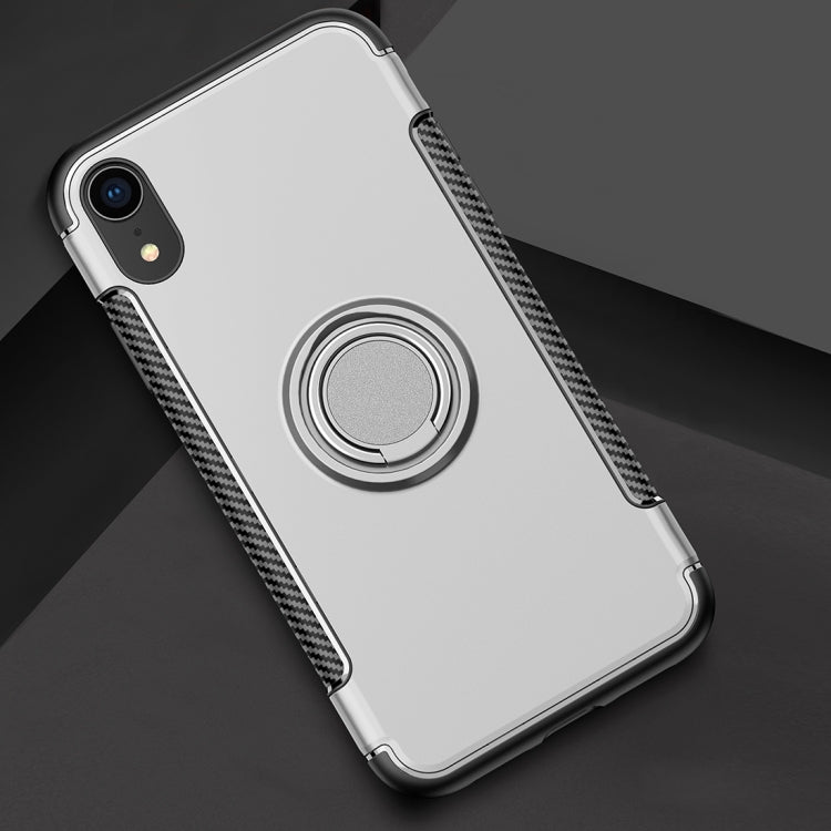 For iPhone XR Magnetic 360 Degrees Rotation Ring Armor Protective Case