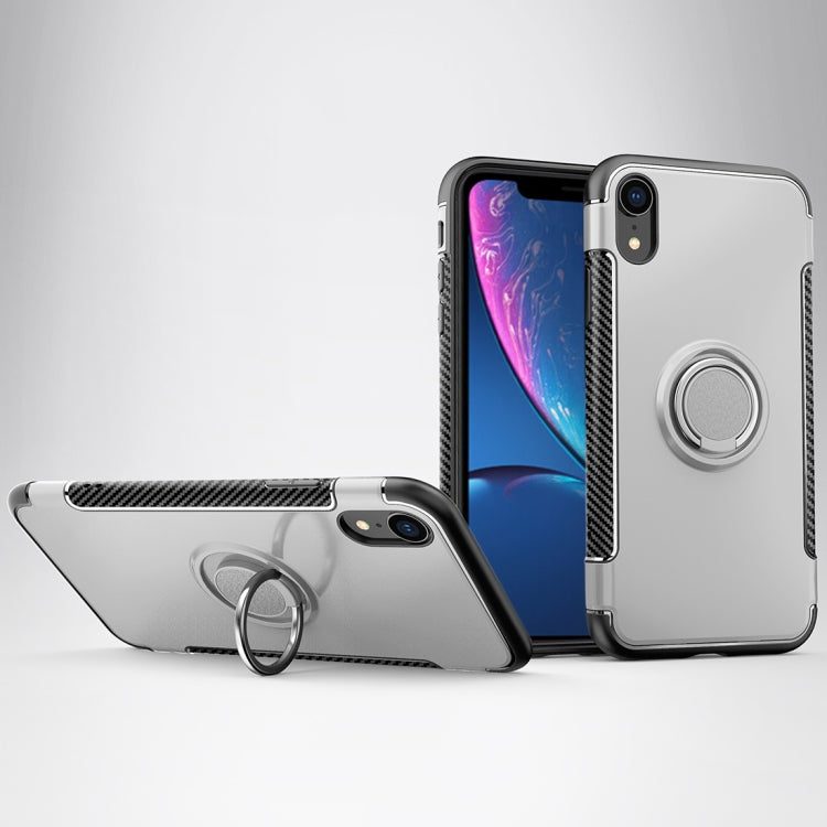 For iPhone XR Magnetic 360 Degrees Rotation Ring Armor Protective Case
