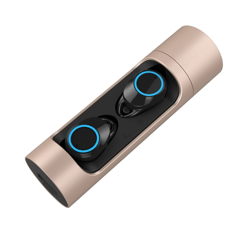 TWS-X8 IPX7 Waterproof Wireless Bluetooth 5.0 Stereo Earphone with 1000mAh Charging Bin, For iPhone, Galaxy, Huawei, Xiaomi, HTC and Other Smartphones