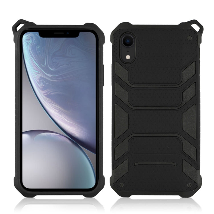 For iPhone XR Shockproof PC + TPU Spider-Man Armor Protective Case