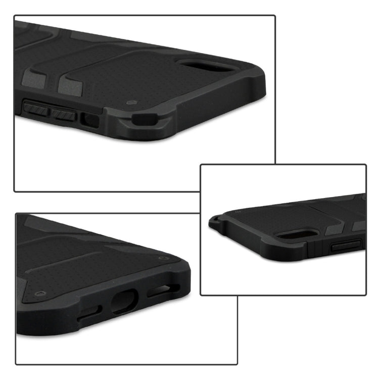For iPhone XR Shockproof PC + TPU Spider-Man Armor Protective Case