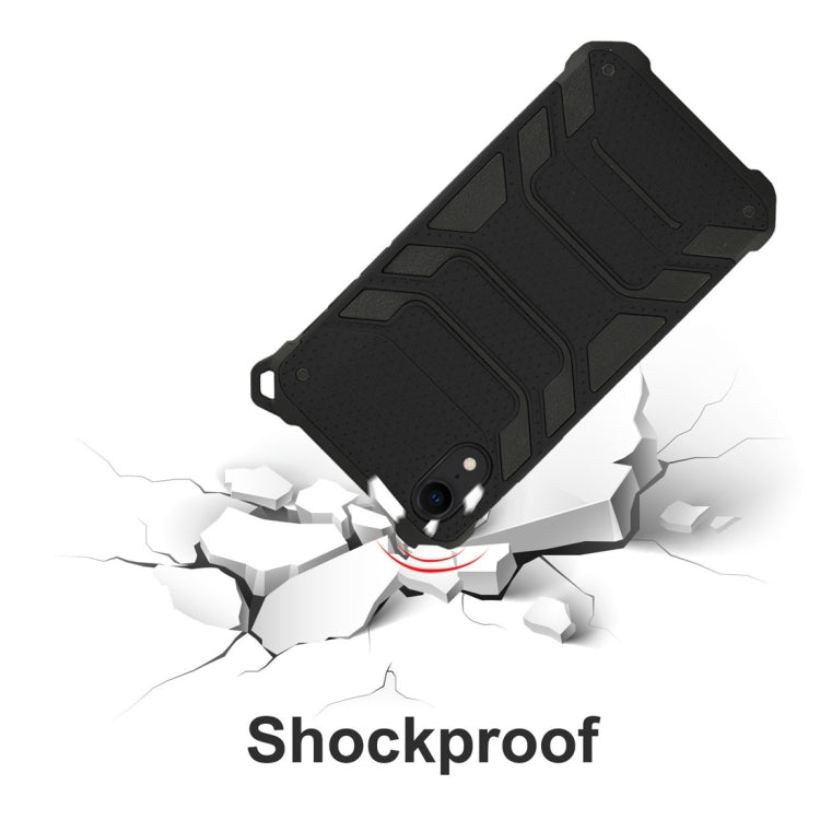 For iPhone XR Shockproof PC + TPU Spider-Man Armor Protective Case