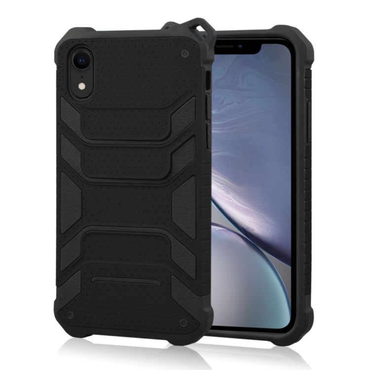 For iPhone XR Shockproof PC + TPU Spider-Man Armor Protective Case