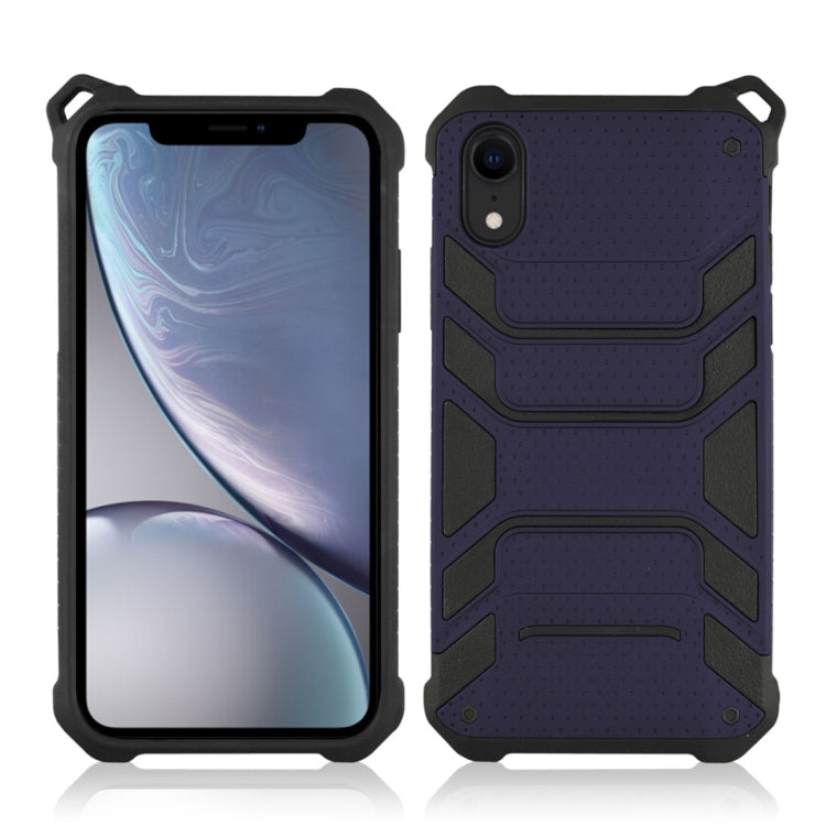 For iPhone XR Shockproof PC + TPU Spider-Man Armor Protective Case