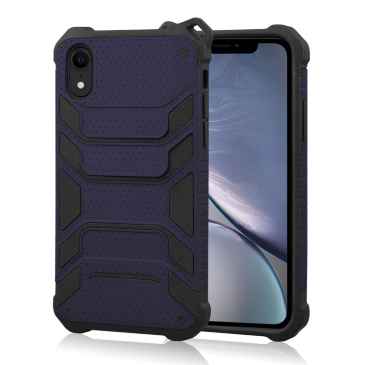 For iPhone XR Shockproof PC + TPU Spider-Man Armor Protective Case