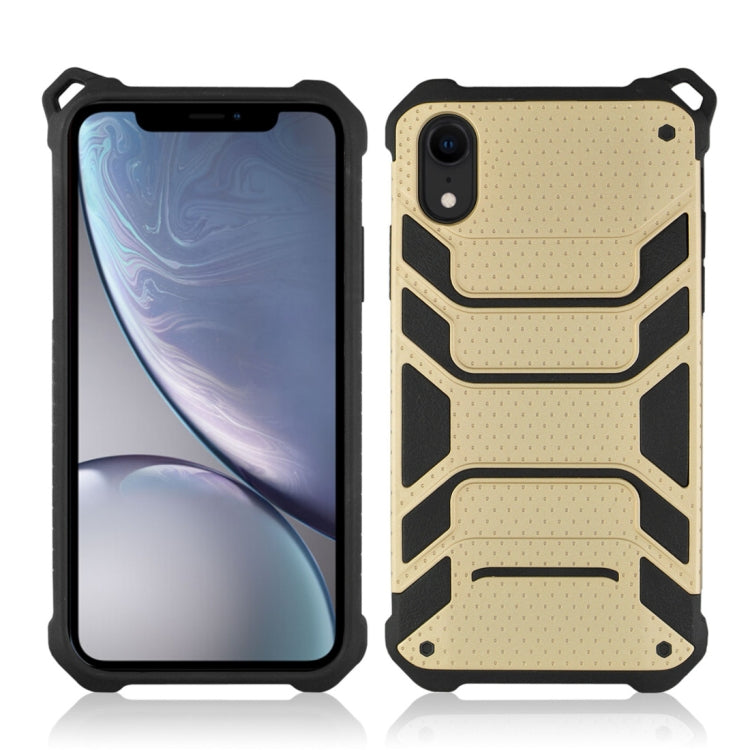 For iPhone XR Shockproof PC + TPU Spider-Man Armor Protective Case