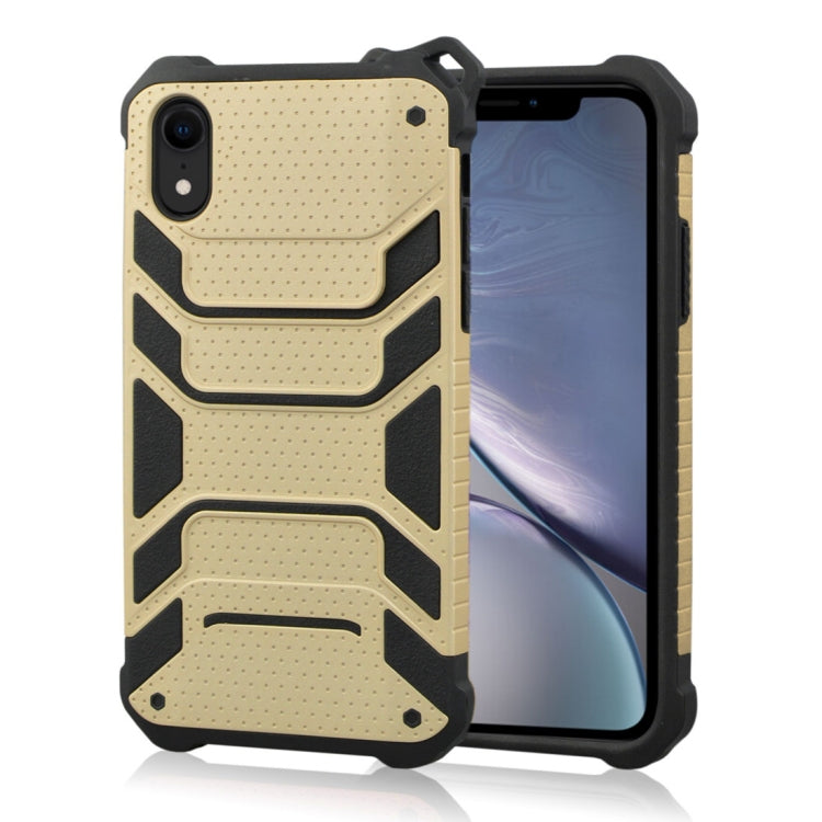 For iPhone XR Shockproof PC + TPU Spider-Man Armor Protective Case
