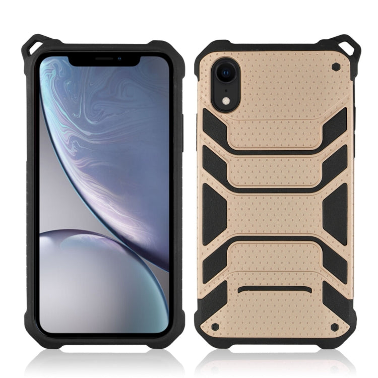 For iPhone XR Shockproof PC + TPU Spider-Man Armor Protective Case