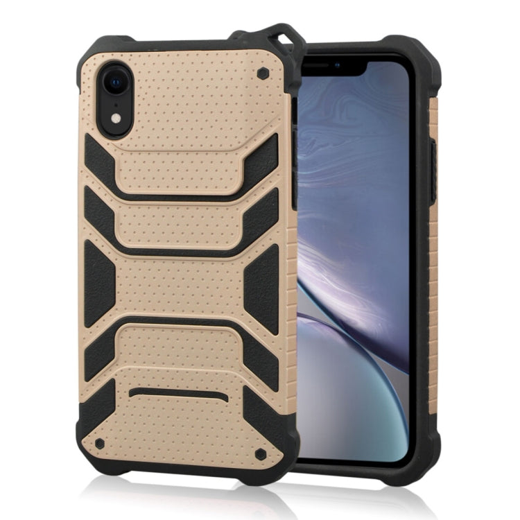 For iPhone XR Shockproof PC + TPU Spider-Man Armor Protective Case