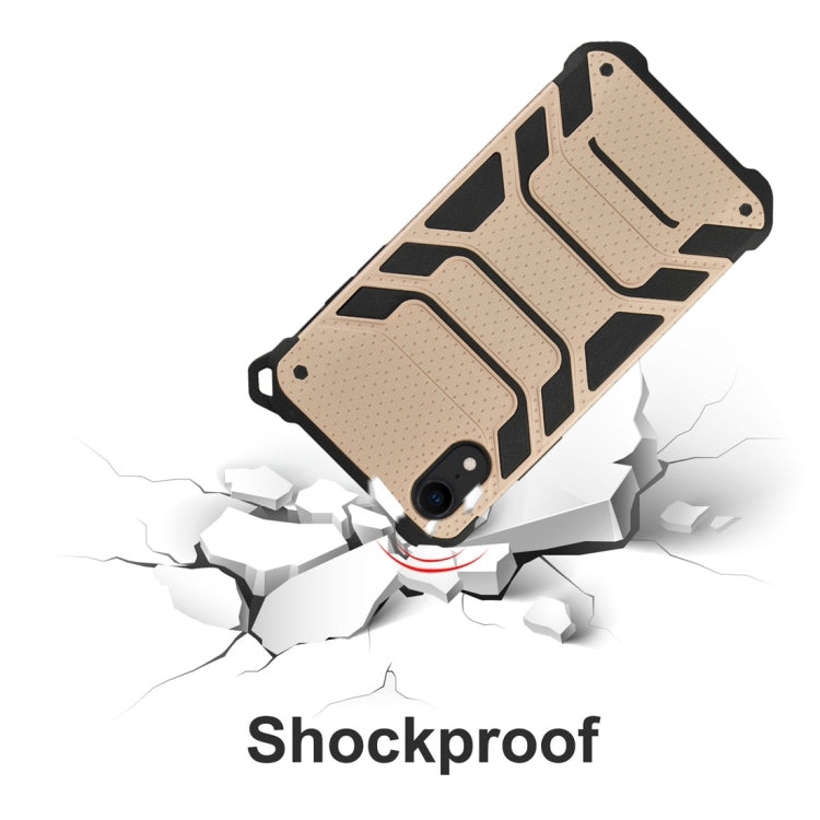 For iPhone XR Shockproof PC + TPU Spider-Man Armor Protective Case