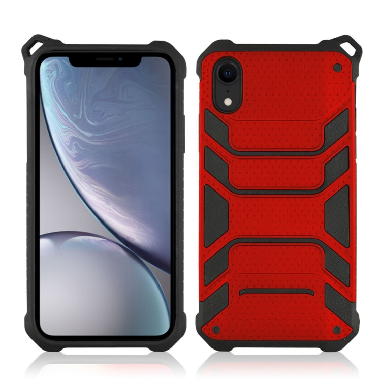 For iPhone XR Shockproof PC + TPU Spider-Man Armor Protective Case