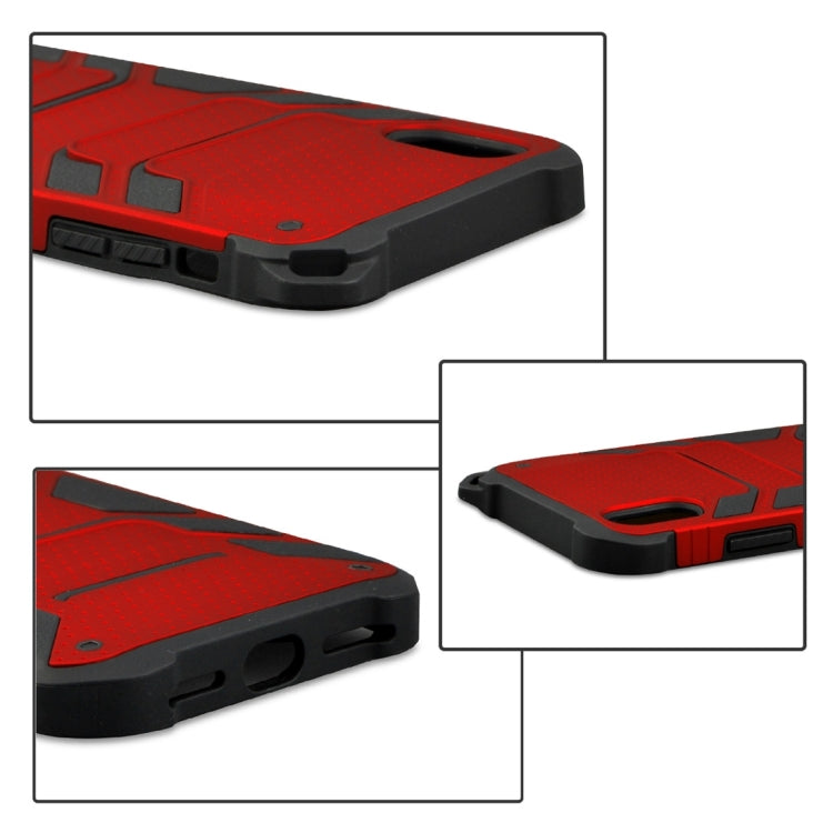 For iPhone XR Shockproof PC + TPU Spider-Man Armor Protective Case