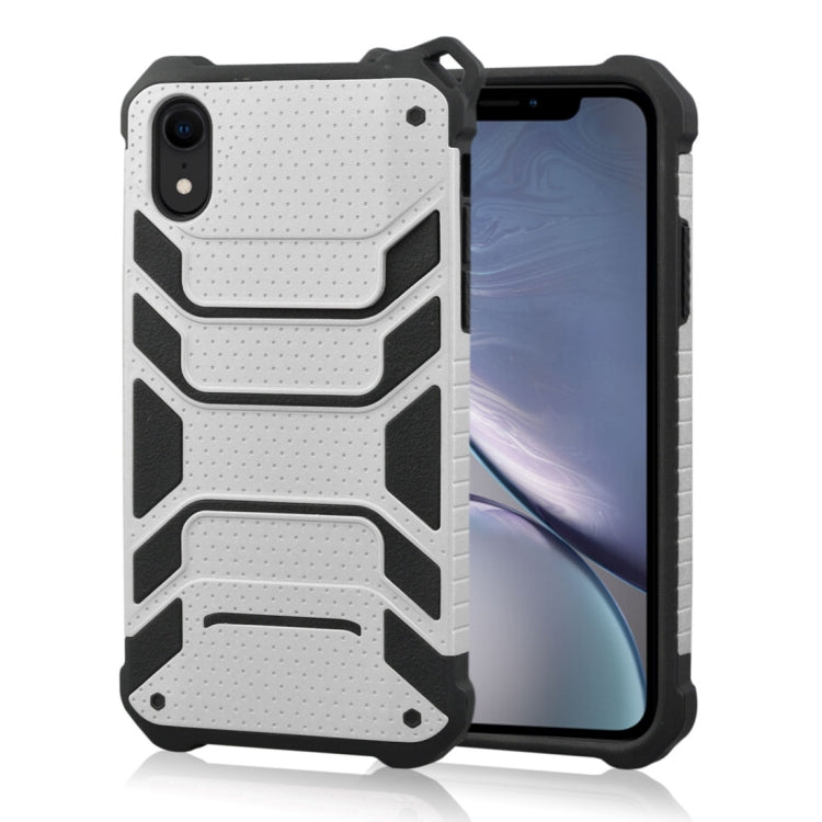 For iPhone XR Shockproof PC + TPU Spider-Man Armor Protective Case