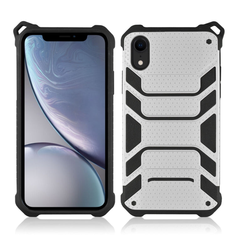 For iPhone XR Shockproof PC + TPU Spider-Man Armor Protective Case