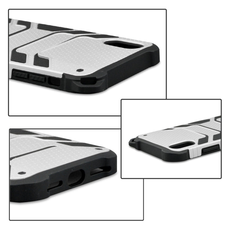 For iPhone XR Shockproof PC + TPU Spider-Man Armor Protective Case