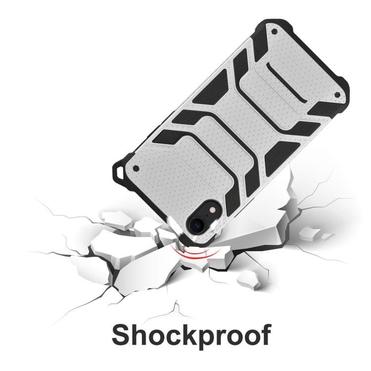 For iPhone XR Shockproof PC + TPU Spider-Man Armor Protective Case