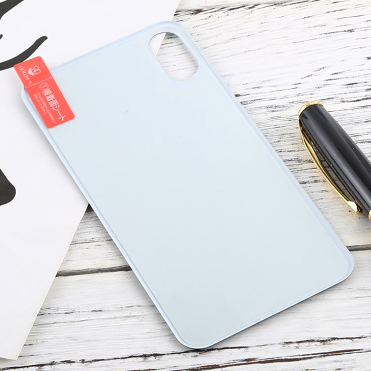 For iPhone X / XS Carbon Fiber Texture Back Protective Cover