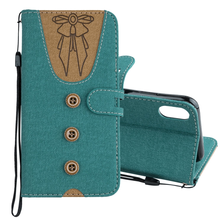 For iPhone X Splicing Embossed Female Style Horizontal Flip Leather Case with Holder & Card Slots & Wallet & Lanyard