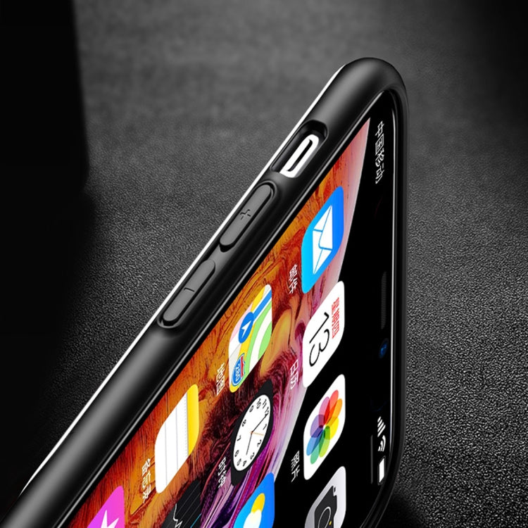 For iPhone X / XS TOTUDESIGN Grace Series TPU + PC + Glass Protective Case