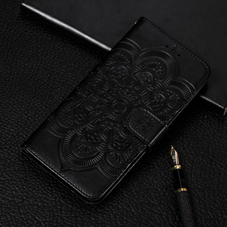 For iPhone X / XS Mandala Embossing Pattern Horizontal Flip Leather Case with Holder & Card Slots & Wallet & Photo Frame