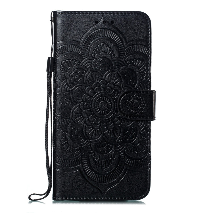 For iPhone X / XS Mandala Embossing Pattern Horizontal Flip Leather Case with Holder & Card Slots & Wallet & Photo Frame