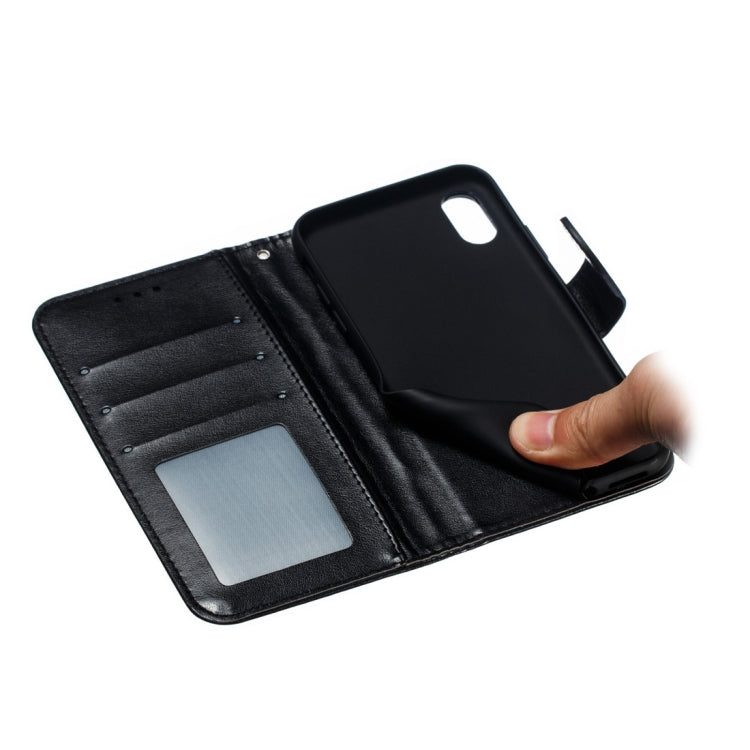 For iPhone X / XS Mandala Embossing Pattern Horizontal Flip Leather Case with Holder & Card Slots & Wallet & Photo Frame