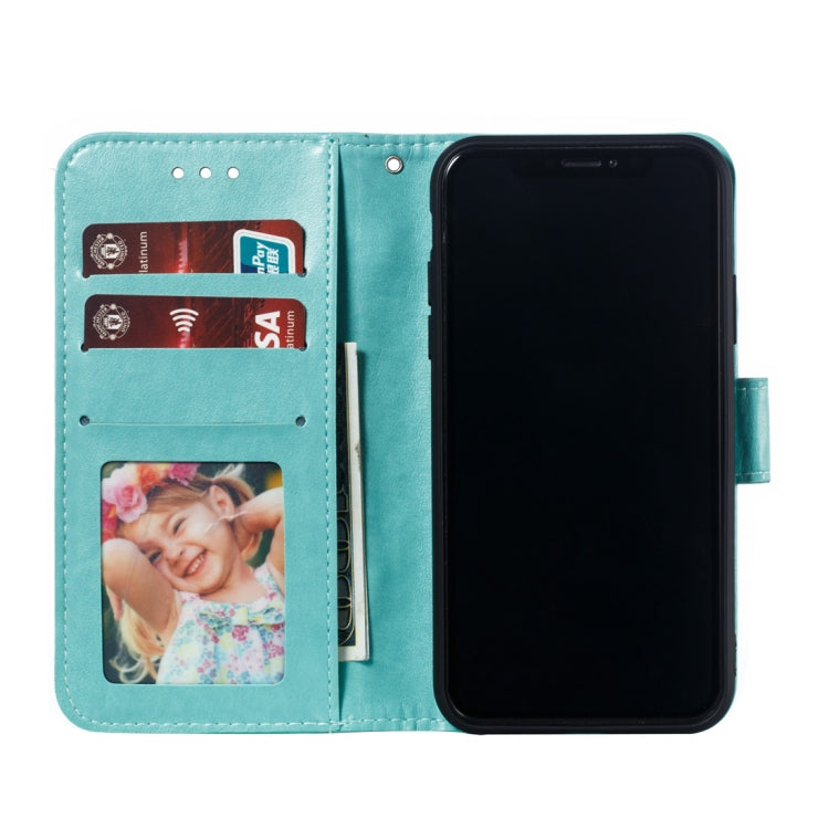 For iPhone X / XS Mandala Embossing Pattern Horizontal Flip Leather Case with Holder & Card Slots & Wallet & Photo Frame
