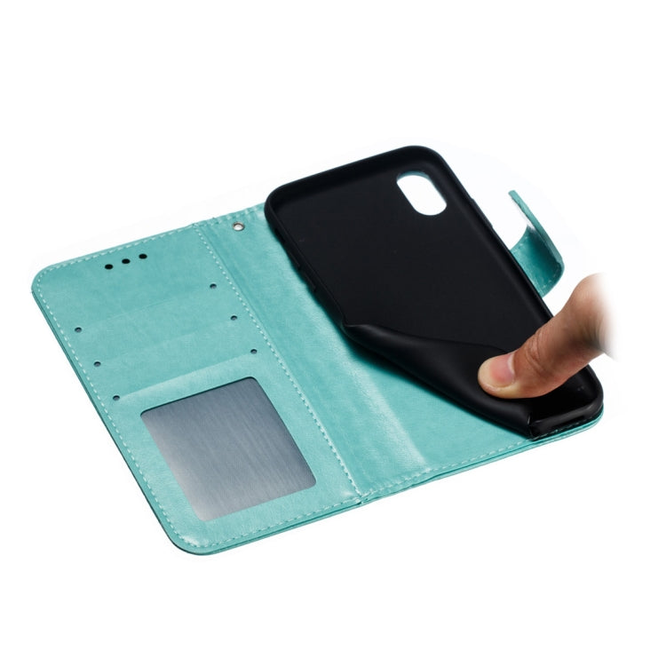 For iPhone X / XS Mandala Embossing Pattern Horizontal Flip Leather Case with Holder & Card Slots & Wallet & Photo Frame