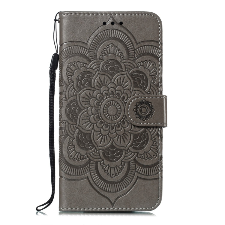 For iPhone X / XS Mandala Embossing Pattern Horizontal Flip Leather Case with Holder & Card Slots & Wallet & Photo Frame