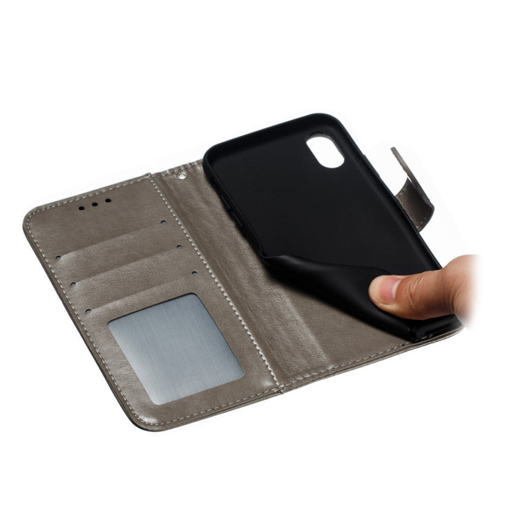 For iPhone X / XS Mandala Embossing Pattern Horizontal Flip Leather Case with Holder & Card Slots & Wallet & Photo Frame