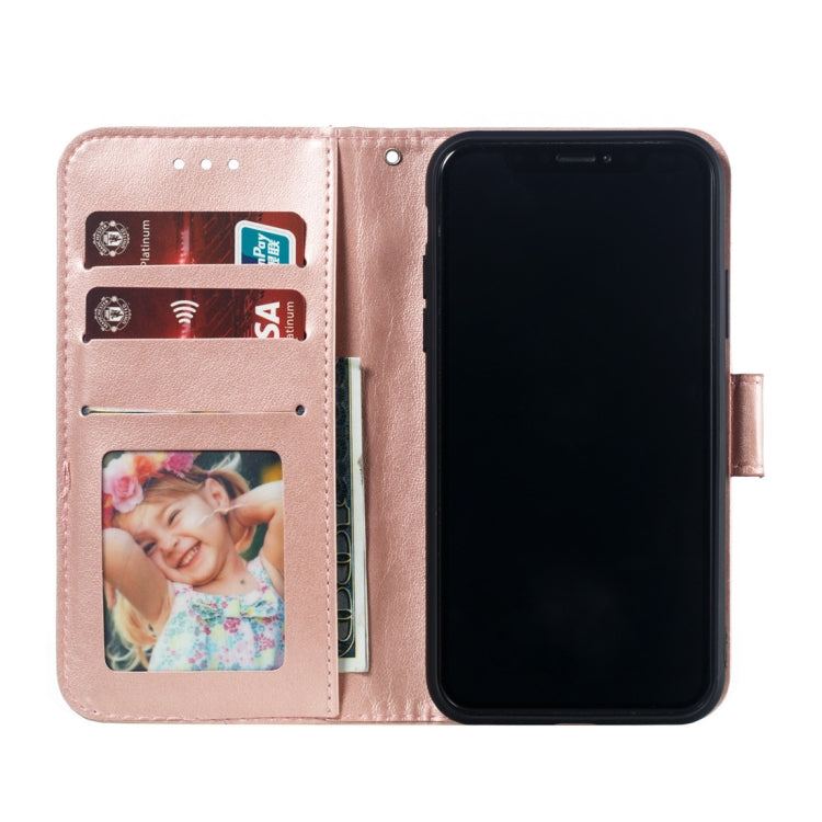 For iPhone X / XS Mandala Embossing Pattern Horizontal Flip Leather Case with Holder & Card Slots & Wallet & Photo Frame