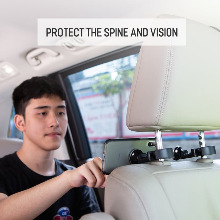 ROCK Multi-functional Car Headrest Magnetic Phone Holder