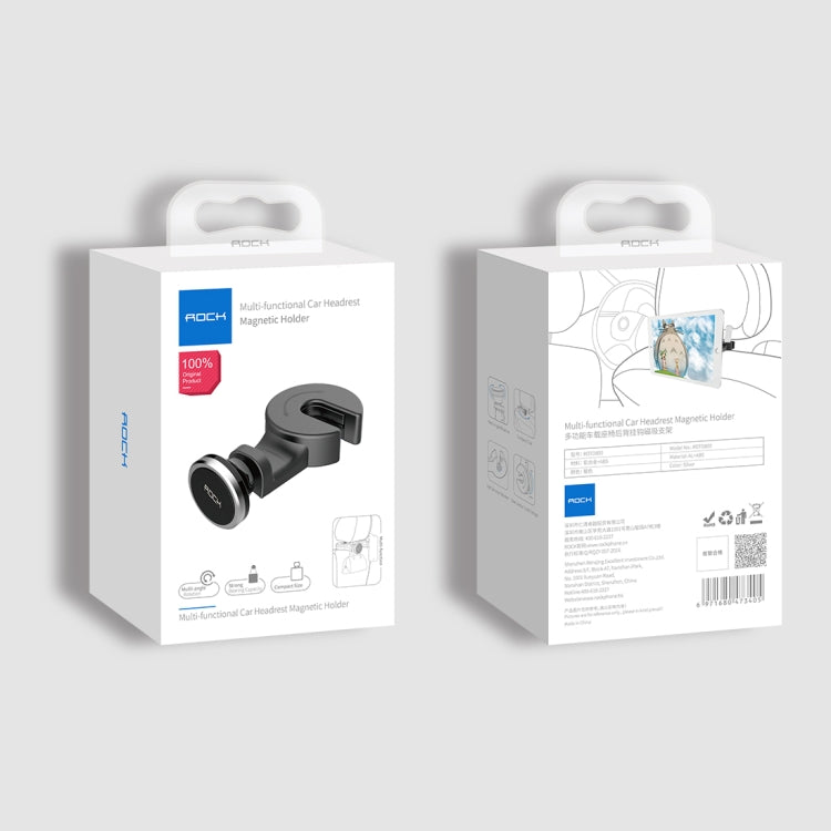 ROCK Multi-functional Car Headrest Magnetic Phone Holder