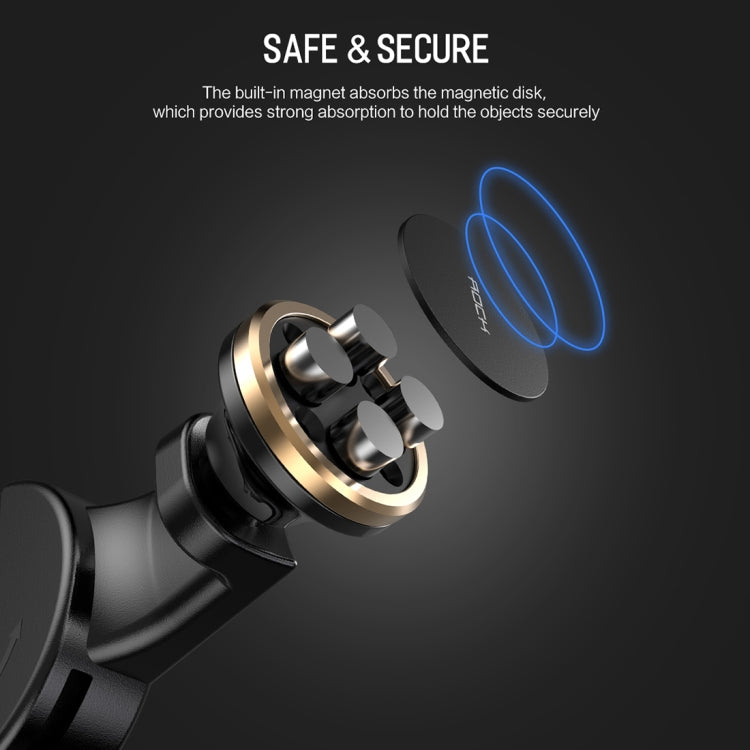 ROCK Multi-functional Car Headrest Magnetic Phone Holder