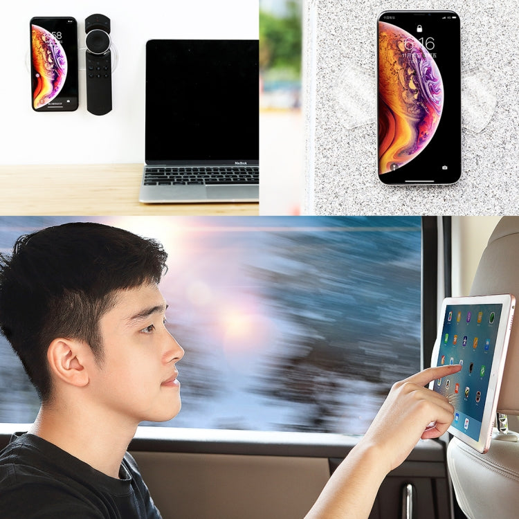 ROCK Universal Sticky Gel Pad Set Strong Adsorption Sticker for Phone / Tablet PC