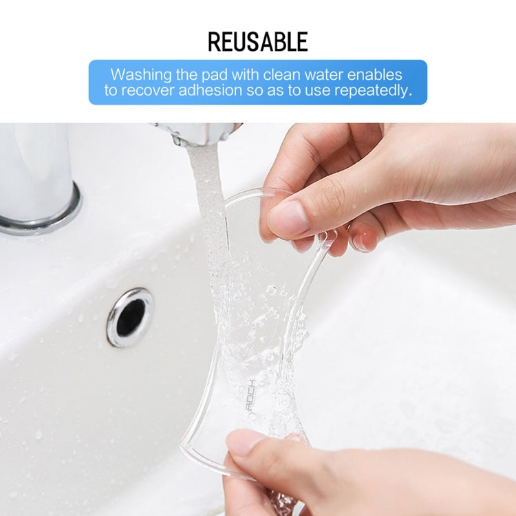 ROCK Universal Sticky Gel Pad Set Strong Adsorption Sticker for Phone / Tablet PC