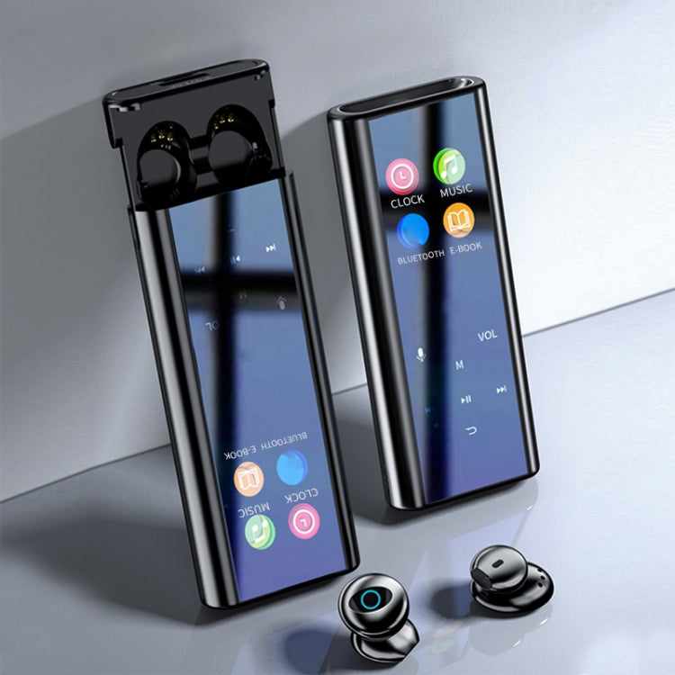 Q1 Pro Multifunctional MP3 Wireless Bluetooth Earphone with LED Display & 6000mAh Charging Box, Support for Calling & Voice Assistant & Power Bank & Flashlight