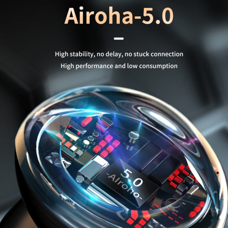 Q1 Pro Multifunctional MP3 Wireless Bluetooth Earphone with LED Display & 6000mAh Charging Box, Support for Calling & Voice Assistant & Power Bank & Flashlight