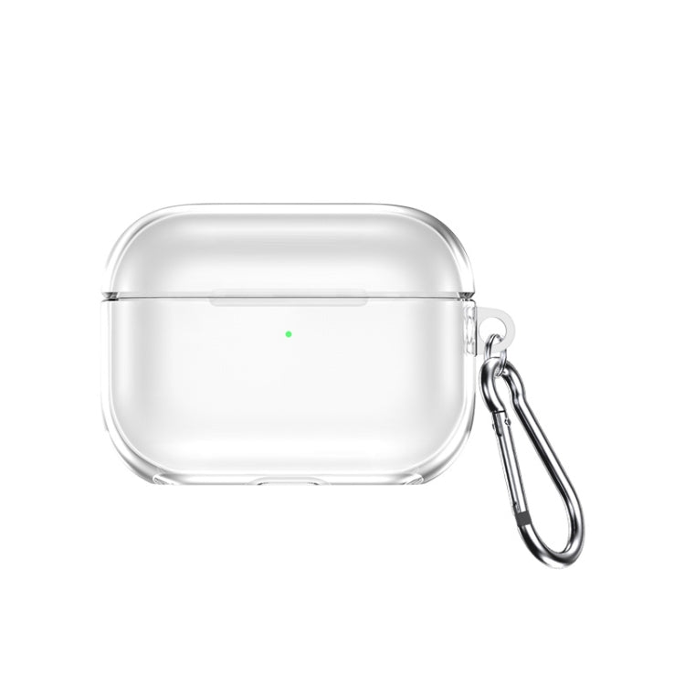 TOTUDESIGN AA-096 For AirPods Pro TPU Wireless Earphone Protective Case Cover, Split Version(Transparent)