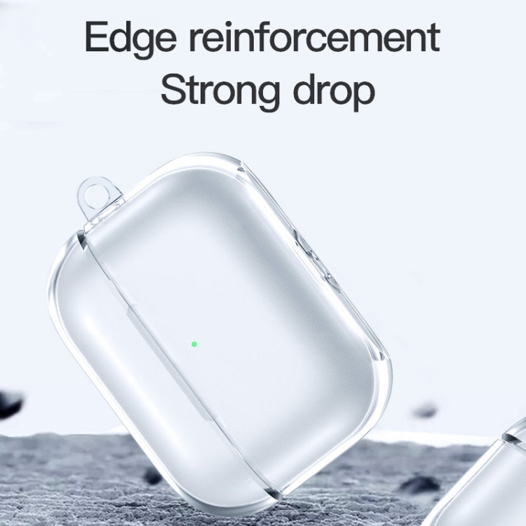 TOTUDESIGN AA-096 For AirPods Pro TPU Wireless Earphone Protective Case Cover, Split Version(Transparent)