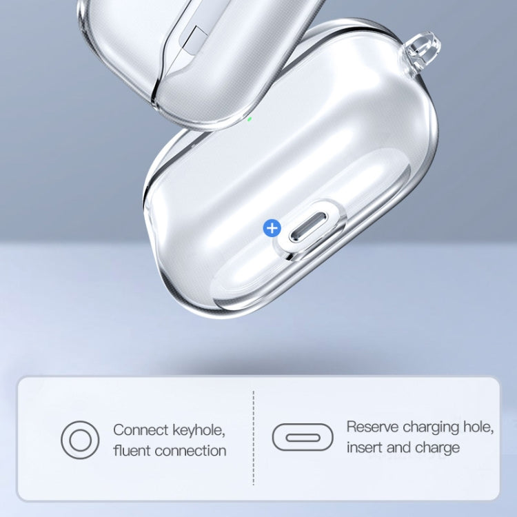 TOTUDESIGN AA-096 For AirPods Pro TPU Wireless Earphone Protective Case Cover, Split Version(Transparent)