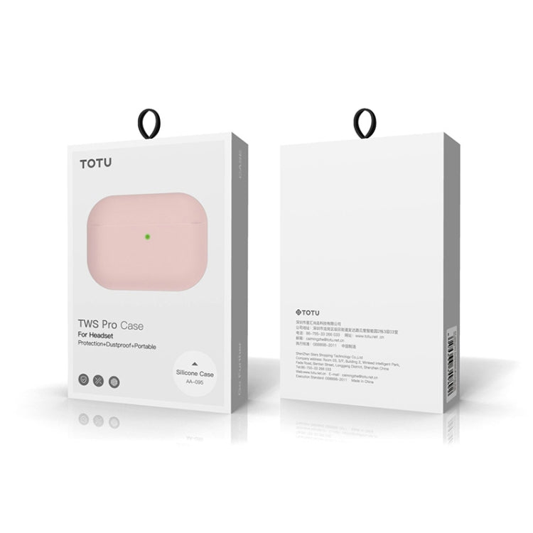 TOTUDESIGN AA-095 For AirPods Pro Silicone Wireless Earphone Protective Case Cover, Split Version