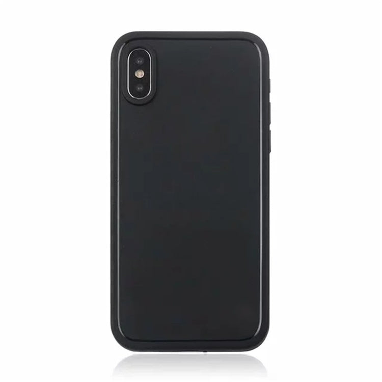 For iPhone X / XS Waterproof Pure Color Soft Protector Case