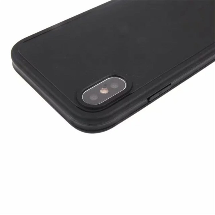 For iPhone X / XS Waterproof Pure Color Soft Protector Case
