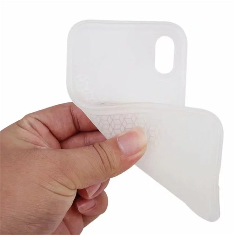 For iPhone X / XS Waterproof Pure Color Soft Protector Case