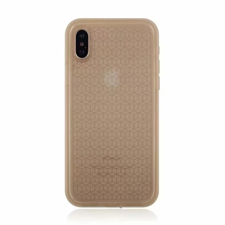 For iPhone X / XS Waterproof Pure Color Soft Protector Case