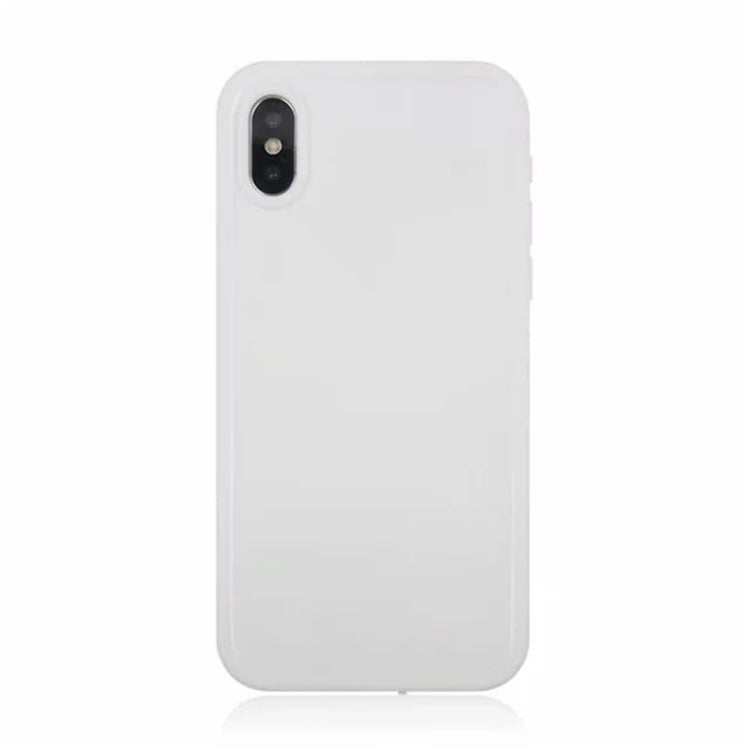 For iPhone X / XS Waterproof Pure Color Soft Protector Case