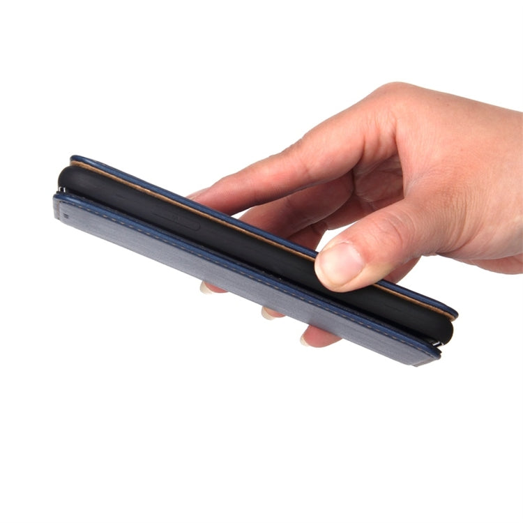 For iPhone X / XS Dermis Texture PU Horizontal Flip Leather Case with Holder & Card Slots & Wallet