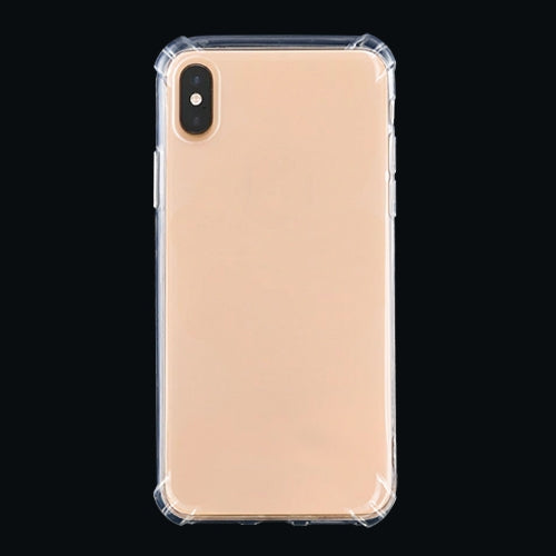 For iPhone X / XS Four-Corner Shockproof Ultra-Thin Transparent TPU Case