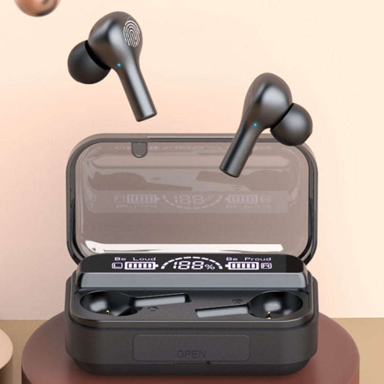 278 TWS External Noise Cancelling Touch Bluetooth Earphone with Charging Box, Support
